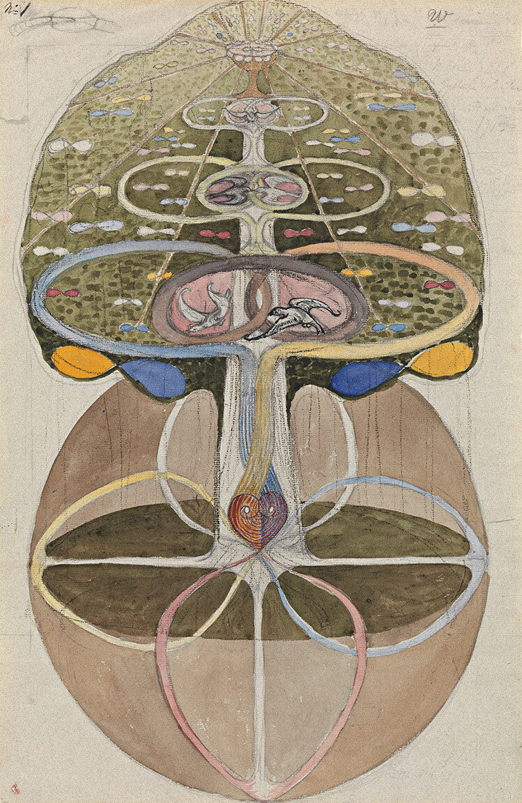 Hilma af Klint, Drvo znanja, 1913.