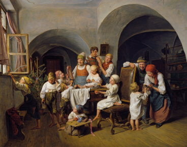 Ferdinand Georg Waldmüller: Božićno jutro