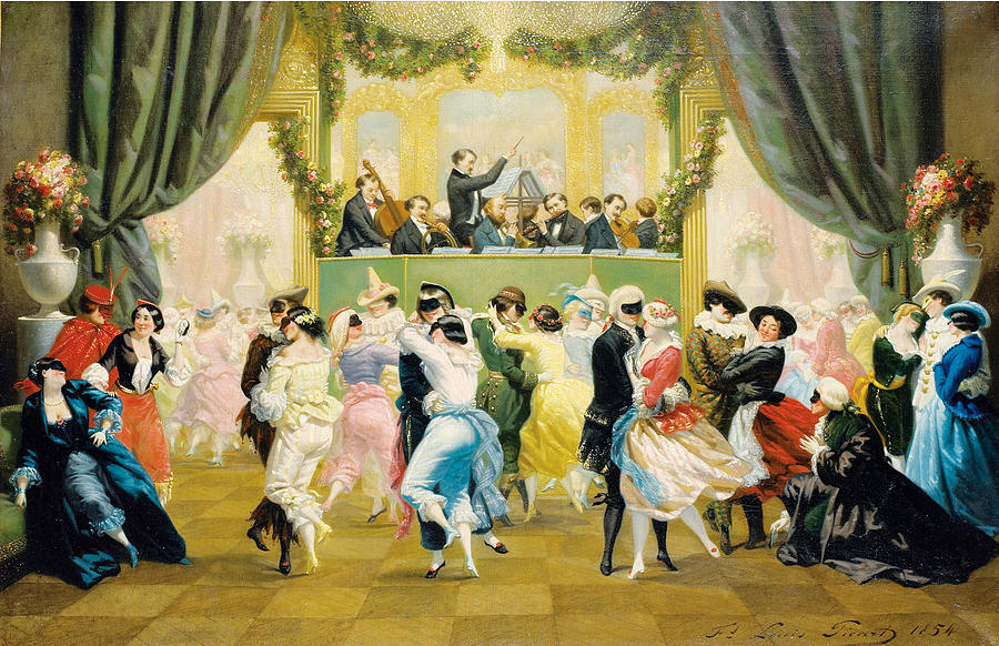 Francois Lousi Picard: Bal pod maskama, 1854.