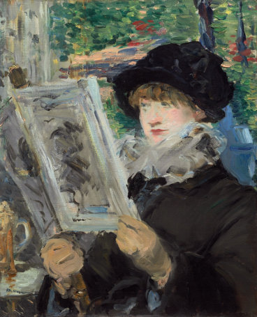 Édouard Manet: Mlada žena čita novine